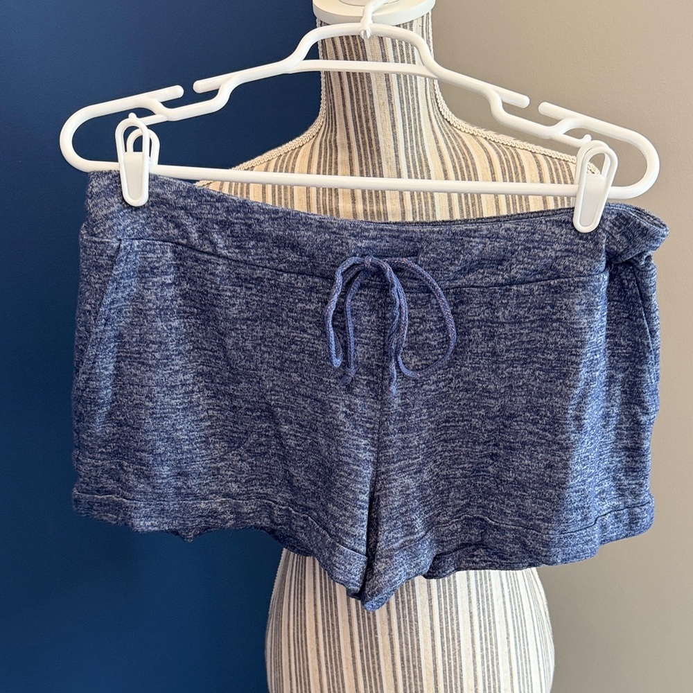 Soma Blue Heather Pajama Shorts